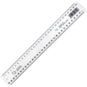 Bbocai Plastic Ruler 30cm Reff:180409