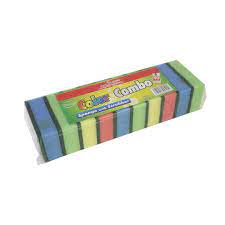 Lsj Colour Combo Scouring Sponge Pac Lsj058