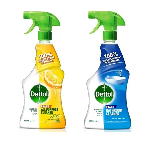 Dettol bathroom & all purposes cleaner 2x500ml