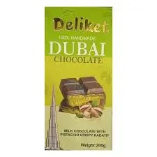 Deliket Dubai Chocolate Milk With Pistachio Crispy 200g